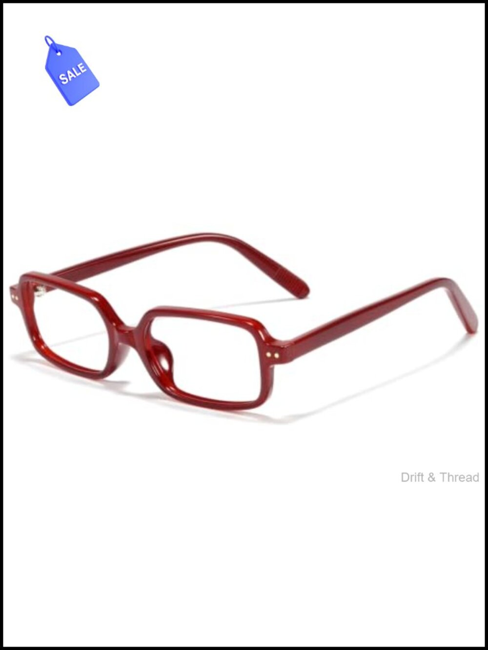 Blue Light Blocking Glasses Retro Y2K TR90 Frame Computer Gaming Eyewear